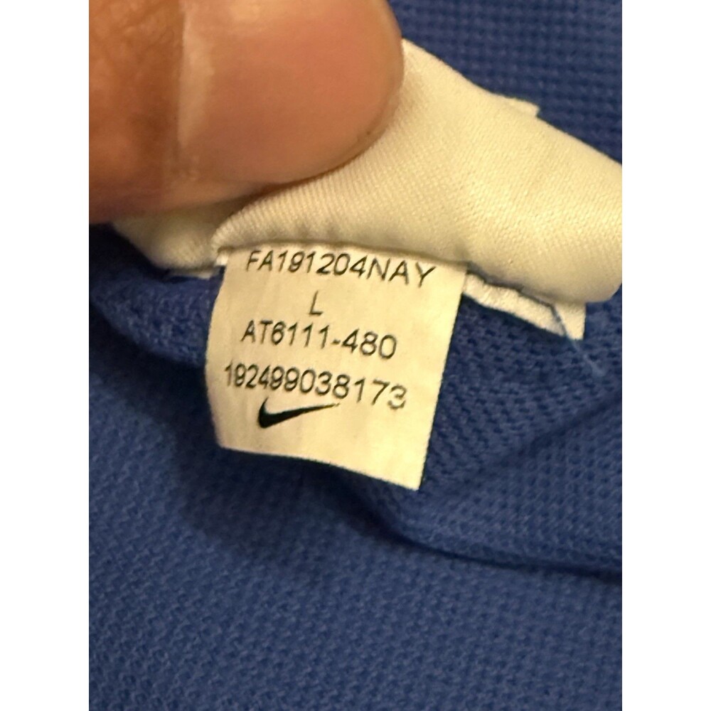 Nike Dri-FIT The Nike Polo Navy Blue Business Casual Career Men's Size Large - Picture 8 of 15